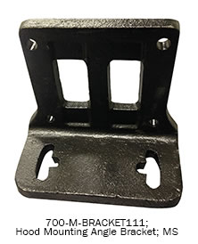 700-M-BRACKET111 (Hood Mounting Angle Bracket; Applies to Opera MJ, MH, J, H, HJ, SH, GH)