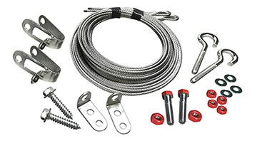 525-55010 (Containment Kit w/hardware; 7’ doors; 1/8” x 12’6” Cable Sets)