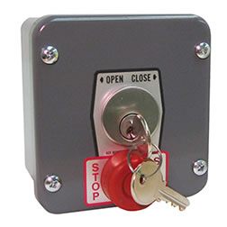 675-00050 (#1KX Keyed Open-Close Momentary, Exterior, Surface Mount; NEMA 4) 675-00050 (#1KX Keyed Open-Close Momentary, Exterior, Surface Mount; NEMA 4)