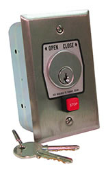 675-00054 (#HBF Keyed Open-Close Momentary, NEMA 1 Flush Mount, Single Gang Box; NEMA 1) 675-00054 (#HBF Keyed Open-Close Momentary, NEMA 1 Flush Mount, Single Gang Box; NEMA 1)