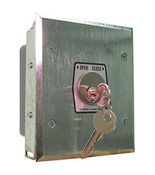 675-00059 (#1-KFX Keyed Open-Close Momentary, Exterior, Flush Mount; NEMA 4)
