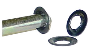300-25200 (Roller shaft clips for 7/16" diameter shaft. 100/pkg)