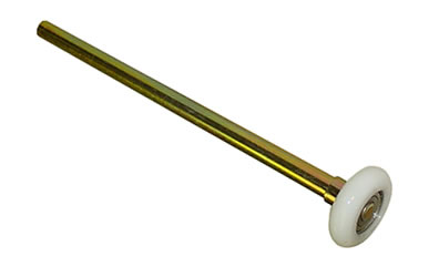 300-25028 (2" Nylon Precision bearing High Strength Roller x 9 1/2" ZP stem; For Wind Load Applications 100 lb. load; 100,000 12' door cycles)
